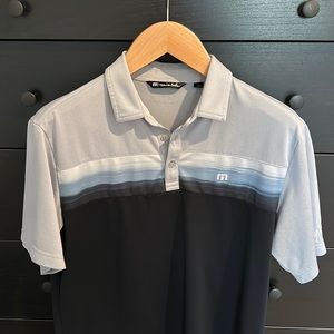 Travis Matthew blue polo size large.